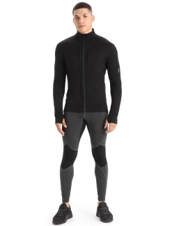 Cheap Icebreaker Merino Quantum Iii Zip-Jacke Herren Black