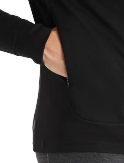 Cheap Icebreaker Merino Quantum Iii Zip-Jacke Herren Black