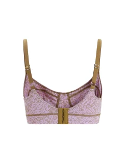 Hot Icebreaker Merino Queens Clasp Bh Damen Algae/Purple Haze