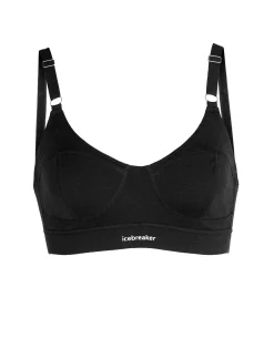 Online Icebreaker Merino Queens Clasp Bh Damen Black