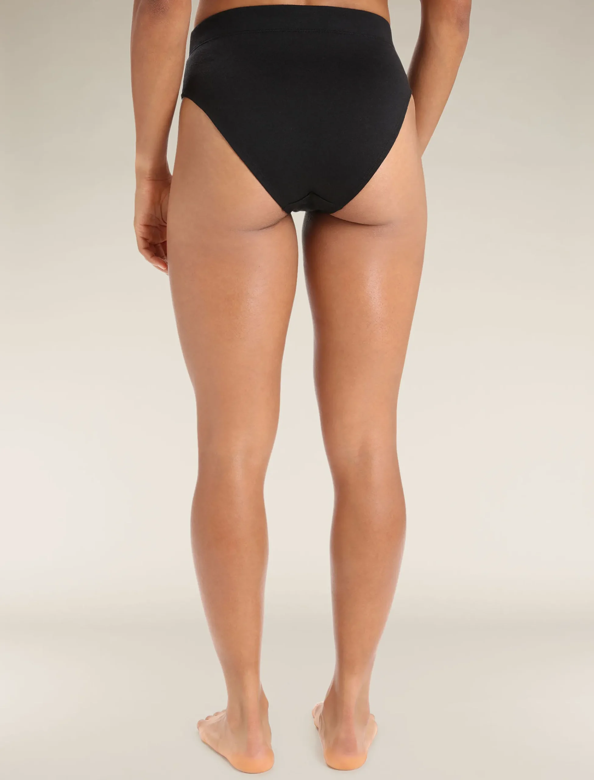 Discount Icebreaker Merino Queens High Cut Slip Damen Black