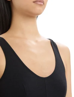 Clearance Icebreaker Merino Queens Tank Bodysuit Damen Black