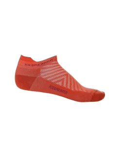 Store Icebreaker Merino Run+ Ultralight Socken Micro Herren Vibrant Earth Heather/Go Berry