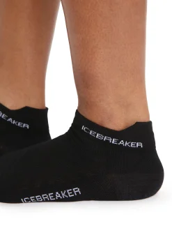 Flash Sale Icebreaker Merino Run+ Ultralight Socken Micro Damen Black/Snow