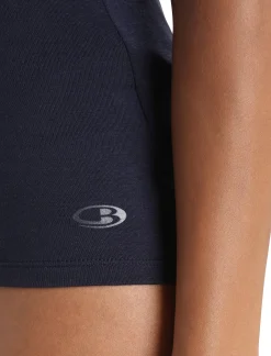 Discount Icebreaker Merino Siren Kurzarmshirt Sweetheart Damen Midnight Navy