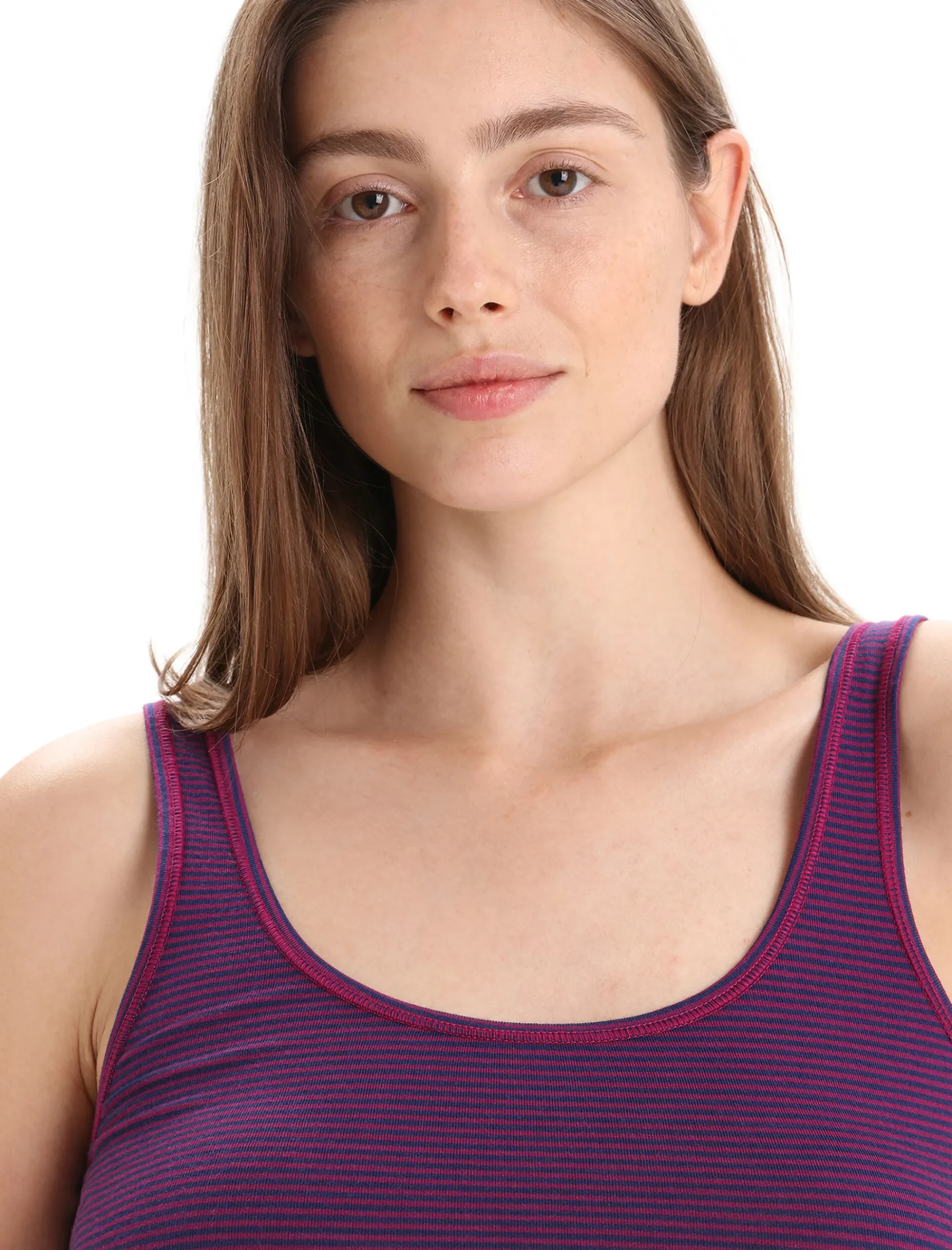 Online Icebreaker Merino Siren Tanktop Damen Go Berry/Royal Navy