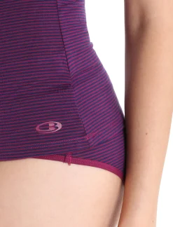 Online Icebreaker Merino Siren Tanktop Damen Go Berry/Royal Navy