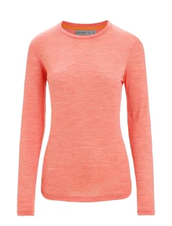 Cheap Icebreaker Merino Sphere Ii Langarmshirt Damen Vibrant Earth Heather