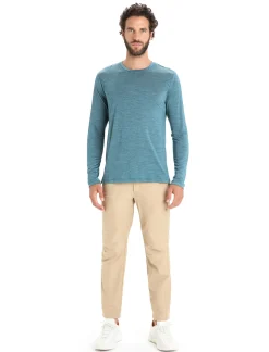 Outlet Icebreaker Merino Sphere Ii Langarmshirt Herren Green Glory Heather