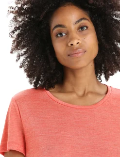 New Icebreaker Merino Sphere Ii T-Shirt Damen Vibrant Earth Heather