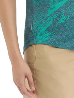 Cheap Icebreaker Merino Sphere Ii T-Shirt Trail Damen Green Glory Heather