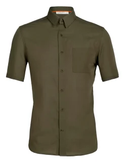 Best Icebreaker Merino Steveston Kurzarmhemd Herren Loden