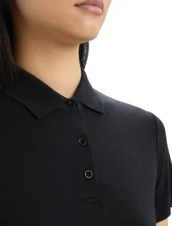 Shop Icebreaker Merino Tech Lite Ii Polohemd Damen Black