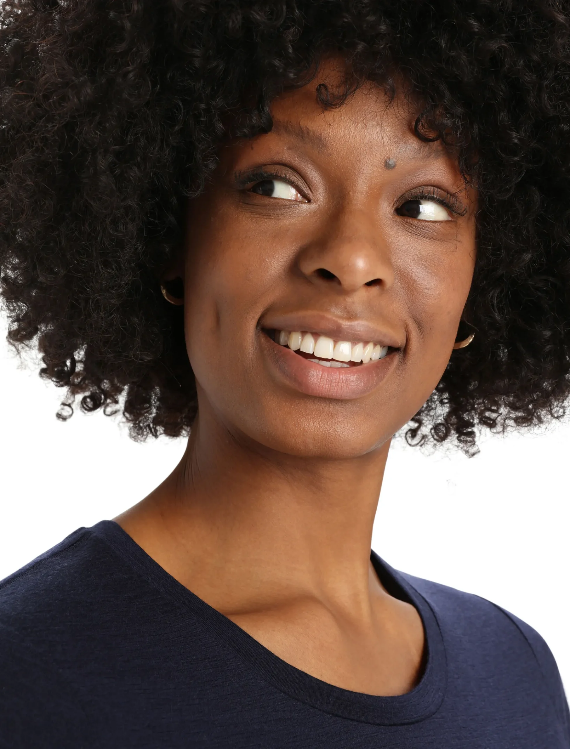 Shop Icebreaker Merino Tech Lite Ii T-Shirt Ski Stripes Damen Midnight Navy