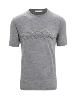 Hot Icebreaker Merino Tech Lite Ii T-Shirt Herren Gritstone Heather