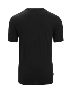 Cheap Icebreaker Merino Tech Lite Ii T-Shirt Ib Natural Herren Black