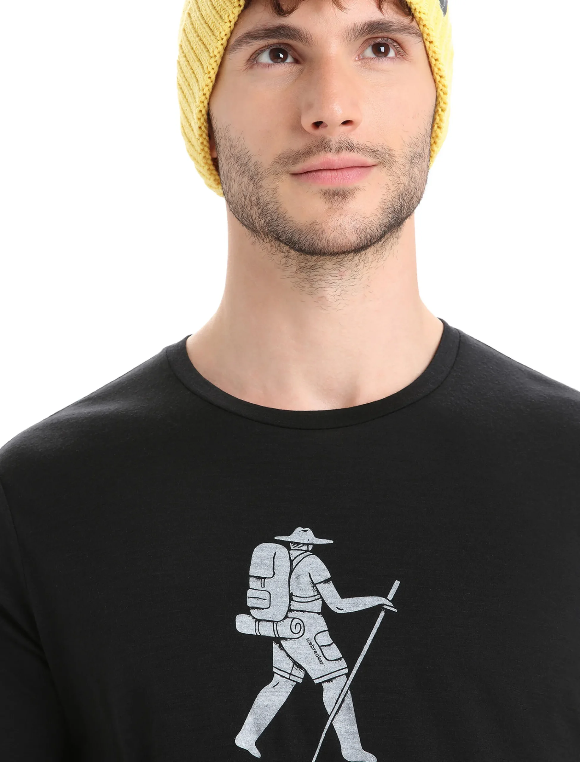 Fashion Icebreaker Merino Tech Lite Ii T-Shirt Trail Hiker Herren Black