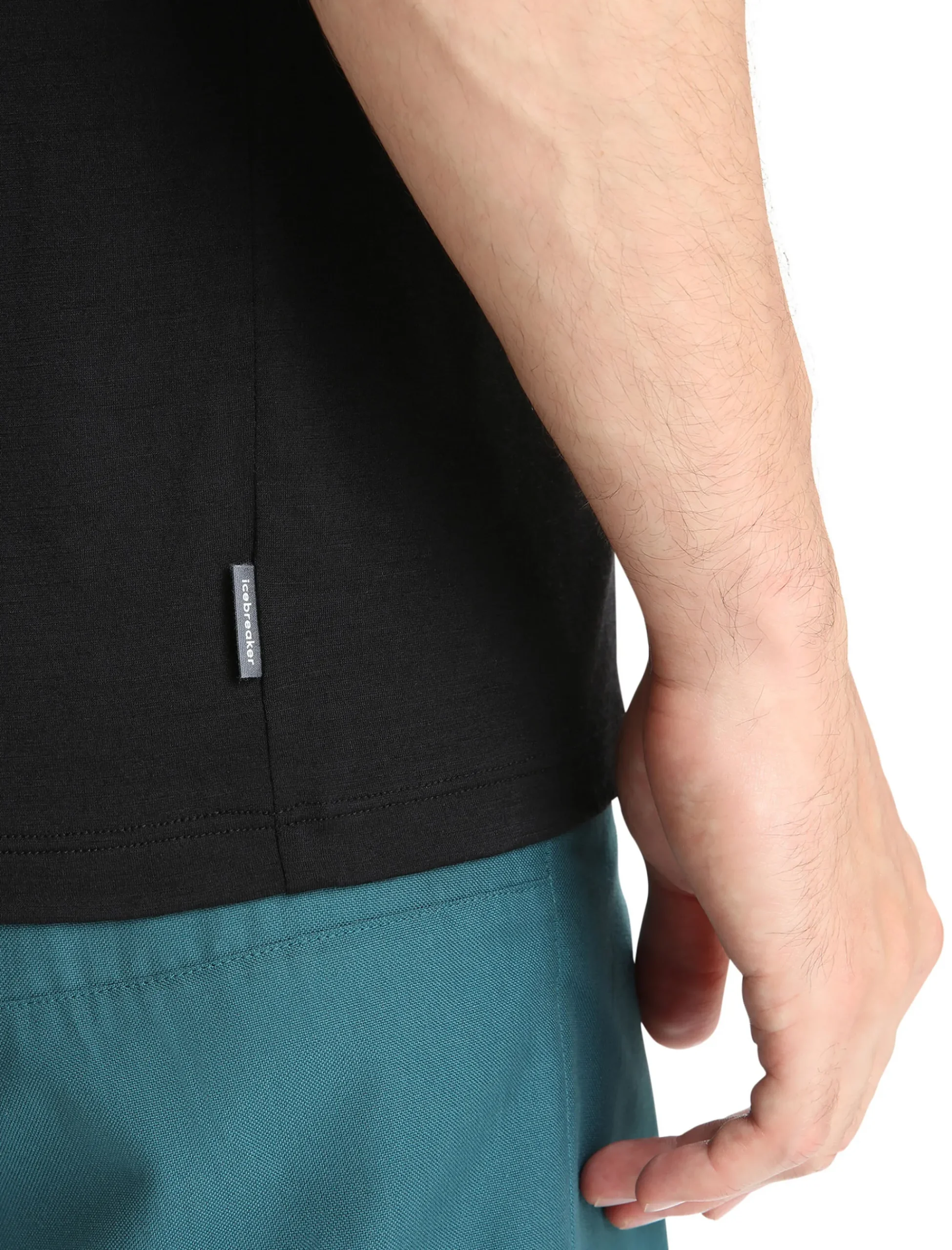 Fashion Icebreaker Merino Tech Lite Ii T-Shirt Trail Hiker Herren Black