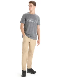 Cheap Icebreaker Merino Tech Lite Ii T-Shirt Nature Sprint Herren Gritstone Heather