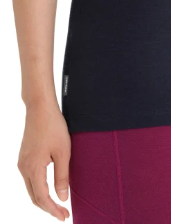 Best Sale Icebreaker Merino Tech Lite Ii T-Shirt Moon Phase Damen Midnight Navy