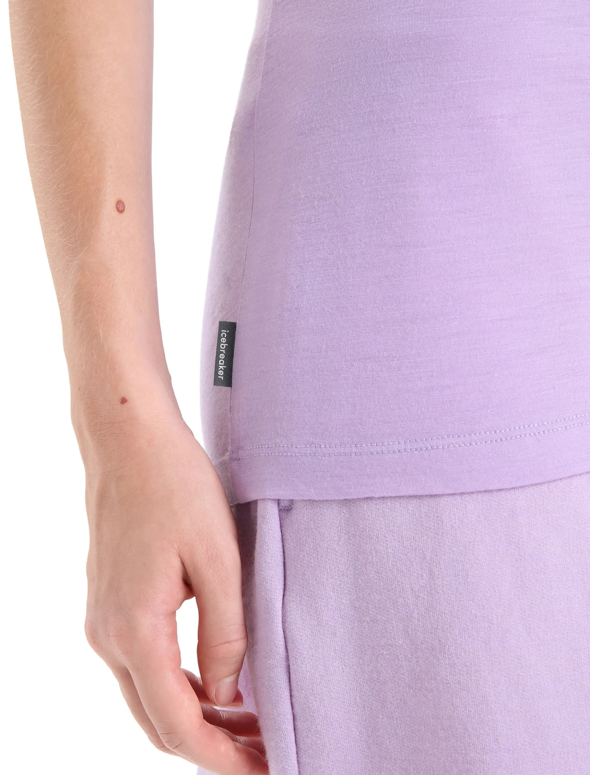 Hot Icebreaker Merino Tech Lite Ii T-Shirt Ib Natural Damen Purple Gaze