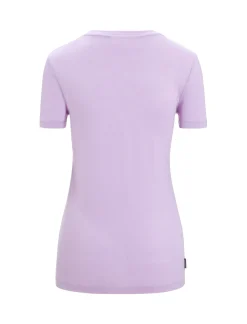 Hot Icebreaker Merino Tech Lite Ii T-Shirt Ib Natural Damen Purple Gaze