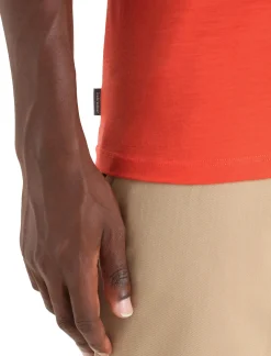 Best Sale Icebreaker Merino Tech Lite Ii T-Shirt Camping Grounds Herren Vibrant Earth