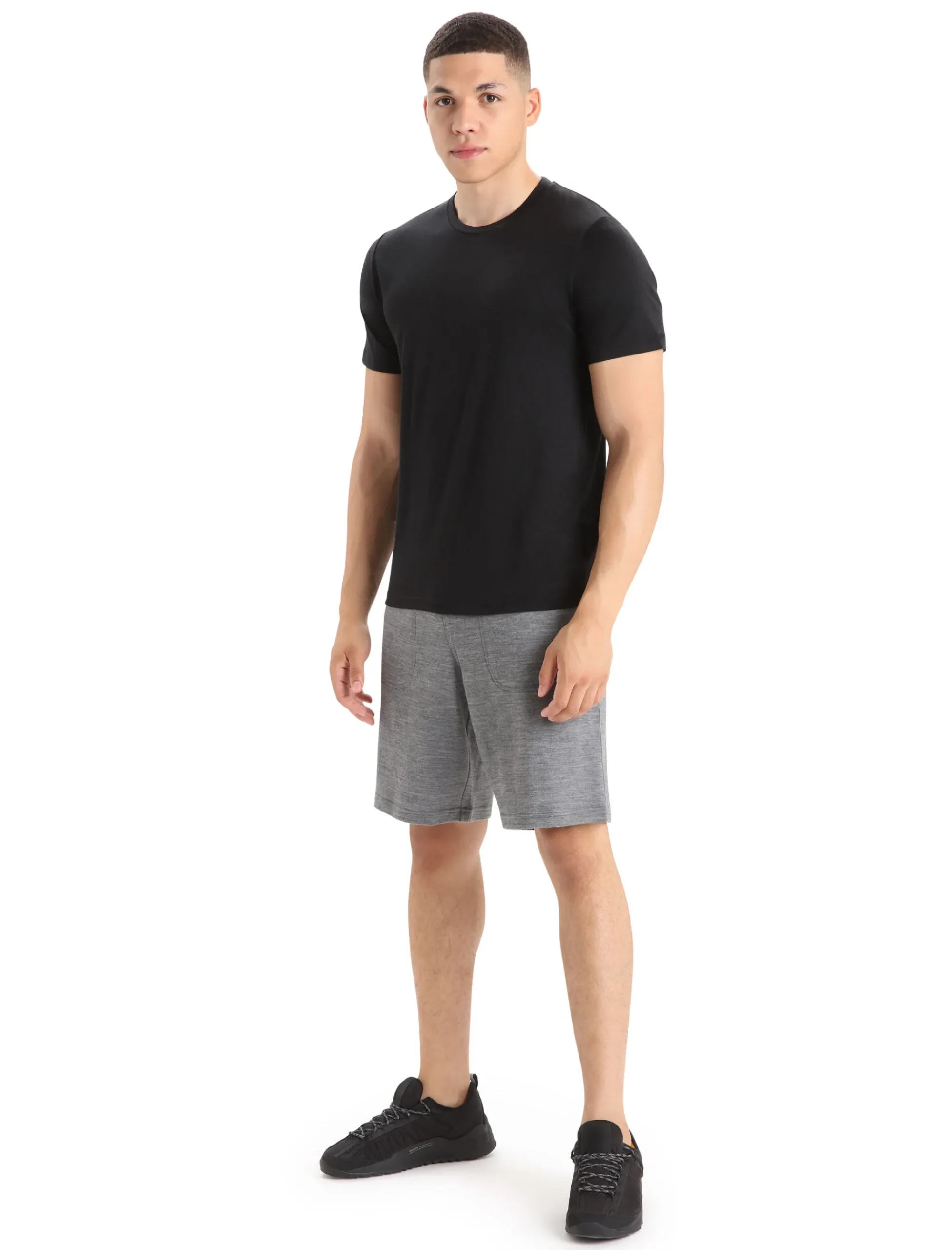 Clearance Icebreaker Merino Tech Lite Ii T-Shirt Herren Black