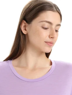 New Icebreaker Merino Tech Lite Ii T-Shirt Damen Purple Gaze