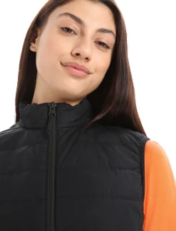 Discount Icebreaker Merinoloft™ Weste Damen Black/Jet Heather