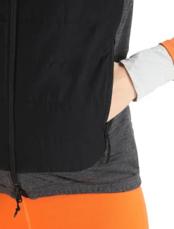 Discount Icebreaker Merinoloft™ Weste Damen Black/Jet Heather