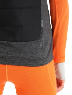 Discount Icebreaker Merinoloft™ Weste Damen Black/Jet Heather