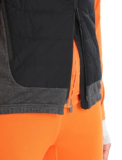 Discount Icebreaker Merinoloft™ Weste Damen Black/Jet Heather
