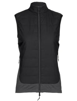 Discount Icebreaker Merinoloft™ Weste Damen Black/Jet Heather