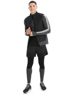 Store Icebreaker Merinoloft™ Weste Herren Black/Jet Heather