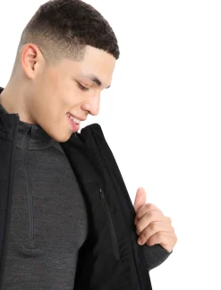 Store Icebreaker Merinoloft™ Weste Herren Black/Jet Heather