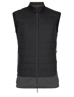 Store Icebreaker Merinoloft™ Weste Herren Black/Jet Heather