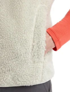 Best Icebreaker Realfleece™ Merino High Pile Weste Herren Ecru Heather/Snow