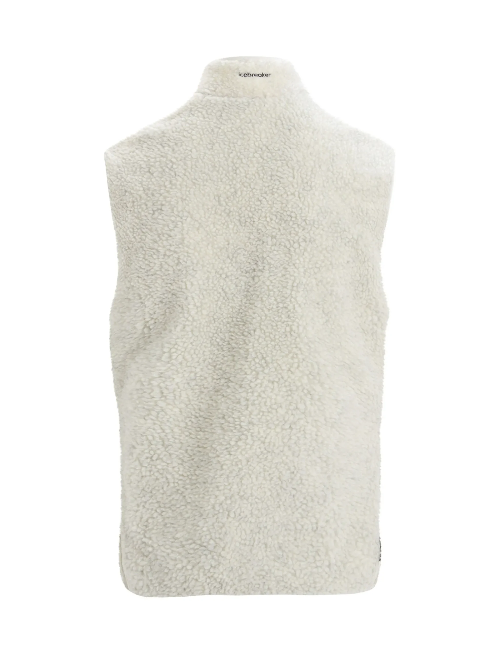 Best Icebreaker Realfleece™ Merino High Pile Weste Herren Ecru Heather/Snow