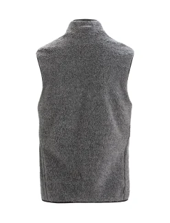 Flash Sale Icebreaker Realfleece™ Merino High Pile Weste Herren Gritstone Heather/Black