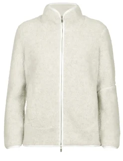 Discount Icebreaker Realfleece™ Merino High Pile Zip-Jacke Damen Ecru Heather/Snow