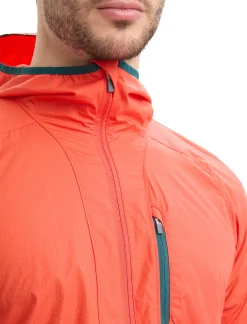 Flash Sale Icebreaker Shell+™ Merino Cotton Windbreaker Herren Vibrant Earth/Loden