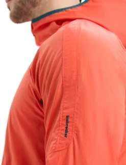 Flash Sale Icebreaker Shell+™ Merino Cotton Windbreaker Herren Vibrant Earth/Loden