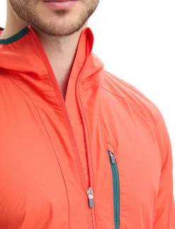 Flash Sale Icebreaker Shell+™ Merino Cotton Windbreaker Herren Vibrant Earth/Loden