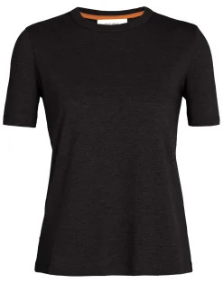 Shop Icebreaker Tencel™ Cotton T-Shirt Damen Black