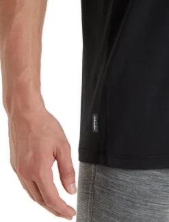 Best Sale Icebreaker Tencel™ Cotton T-Shirt Herren Black
