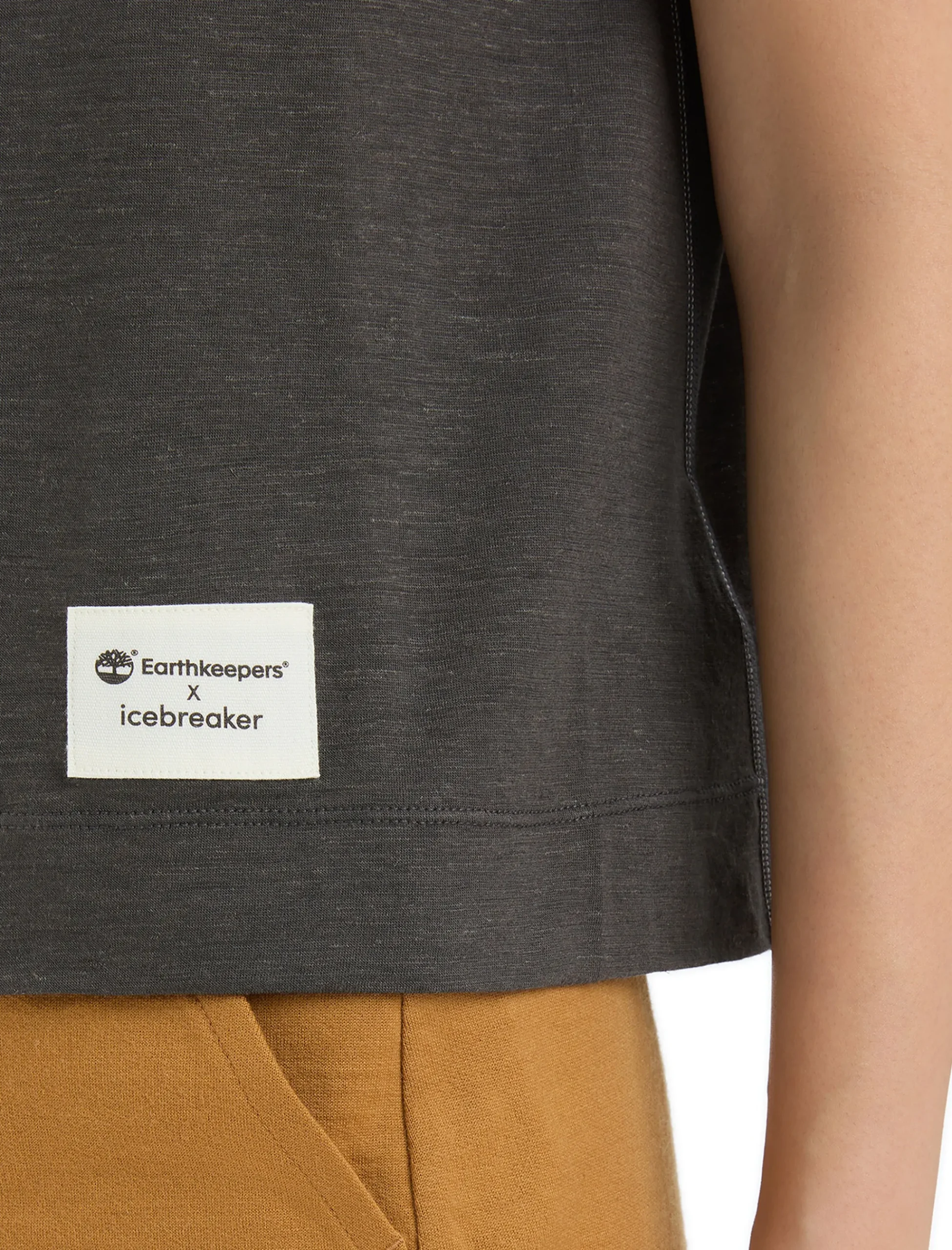 Discount Icebreaker Timberland X Merino Leinen Armelloses Top Damen Onyx