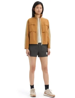 Cheap Icebreaker Timberland X Merino Cotton Jacke Damen Wheat Boot/Sand