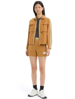 Cheap Icebreaker Timberland X Merino Cotton Jacke Damen Wheat Boot/Sand