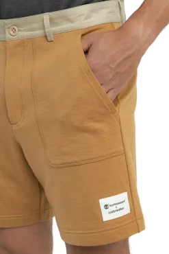 New Icebreaker Timberland X Merino Terry Chino Shorts Herren Wheat Boot/Sand